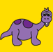 purple dino